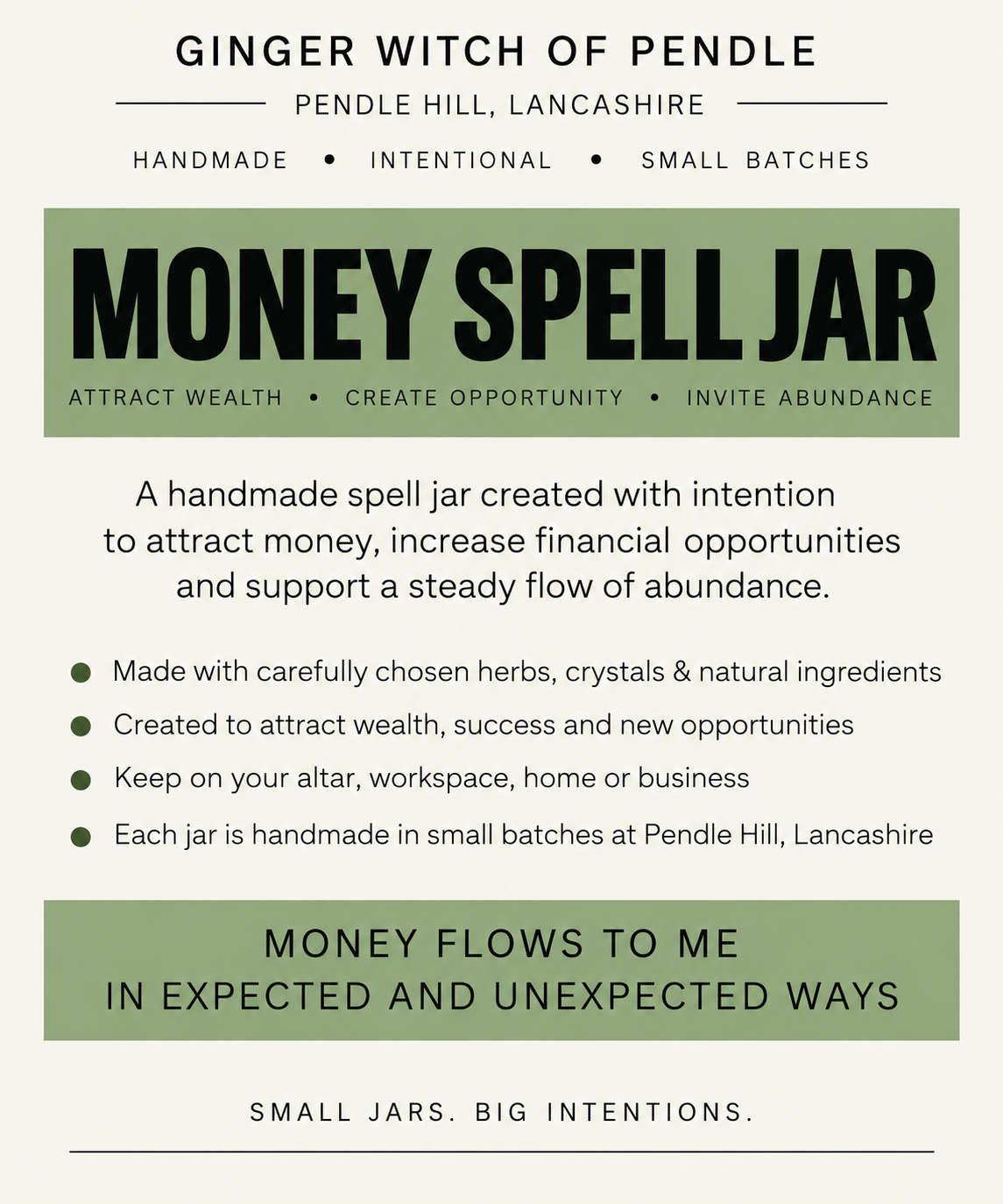Money Spell Jar