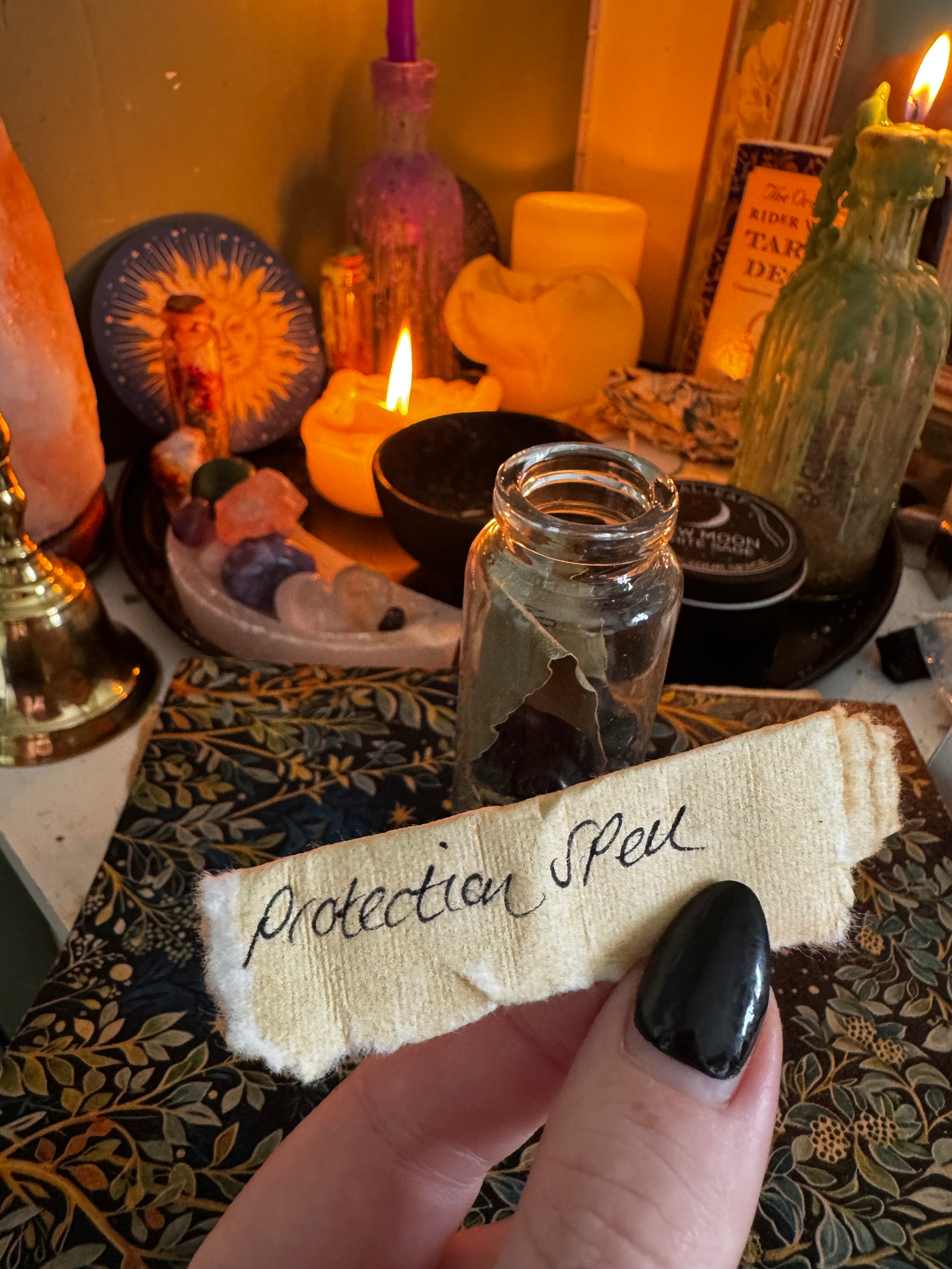 Large Protection Spell Jar