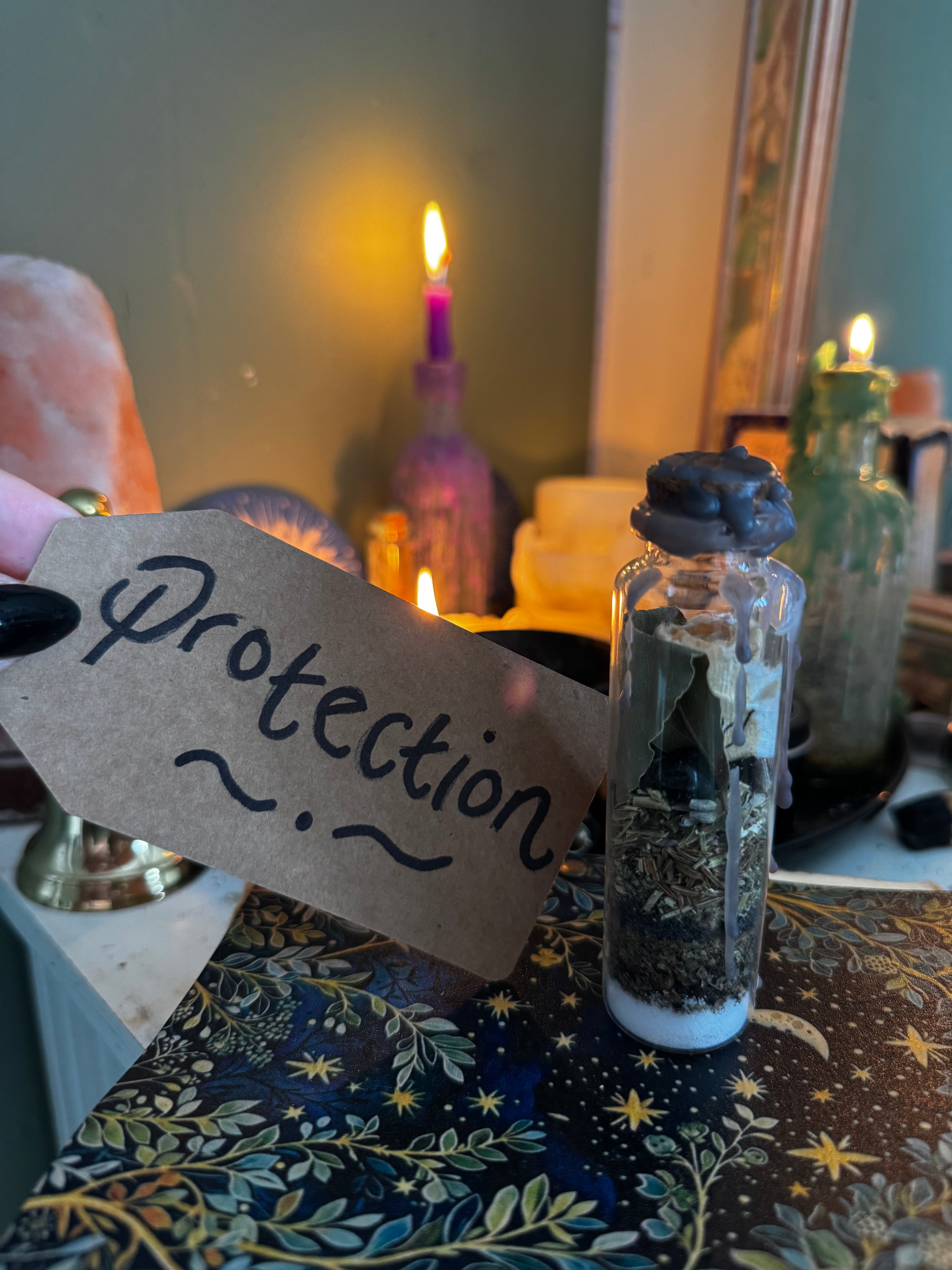 Large Protection Spell Jar